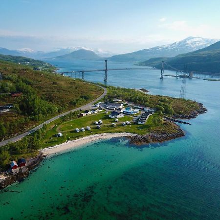 Tjeldsundbrua Camping 호텔 Evenskjer 외부 사진