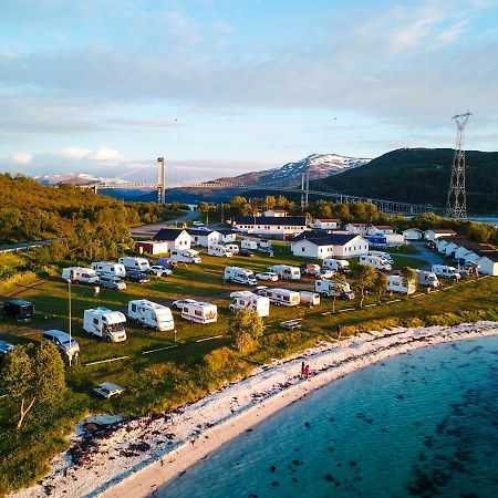 Tjeldsundbrua Camping 호텔 Evenskjer 외부 사진