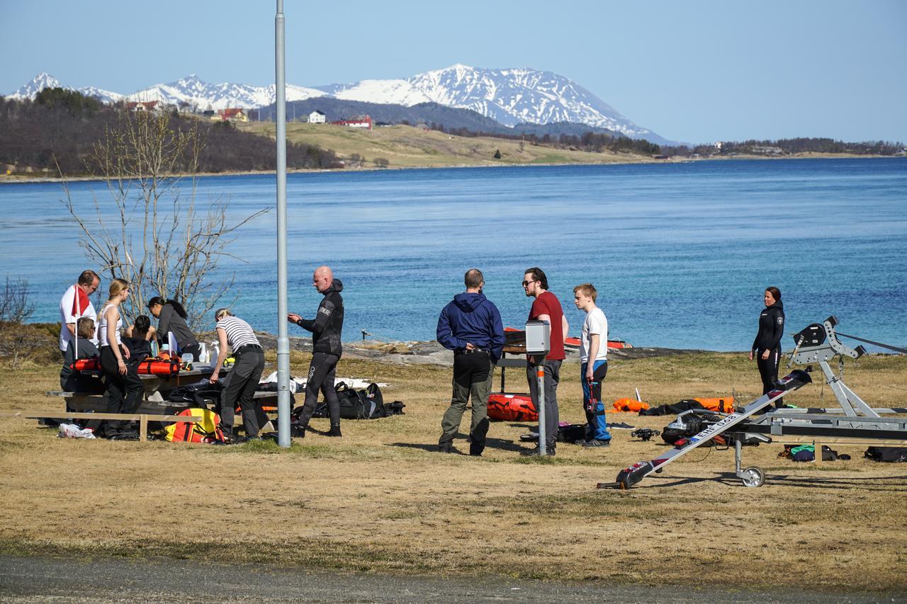 Tjeldsundbrua Camping 호텔 Evenskjer 외부 사진