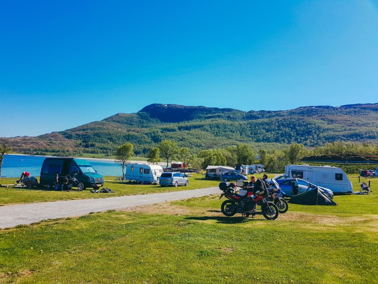 Tjeldsundbrua Camping 호텔 Evenskjer 외부 사진